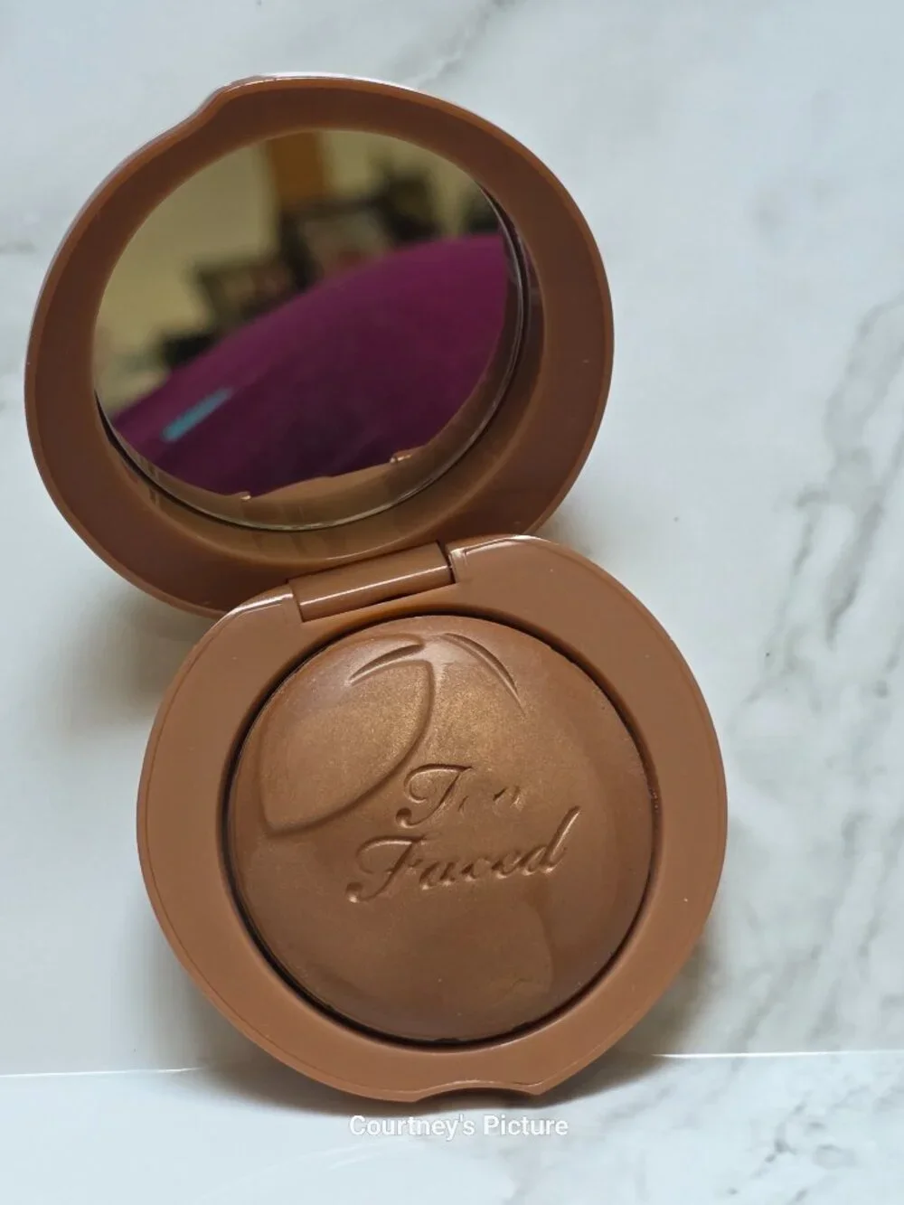 Too Faced Bronzed Peach TOASTED PEACH Melting Powder Bronzer
